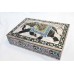 Big Box Enamel Silver Trinket Sterling 925 Cloisonne Wild Elephant Handmade B34